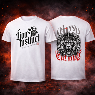 Premium T-Shirt - Lion Instinct OakS „Angelskull“ D/B
